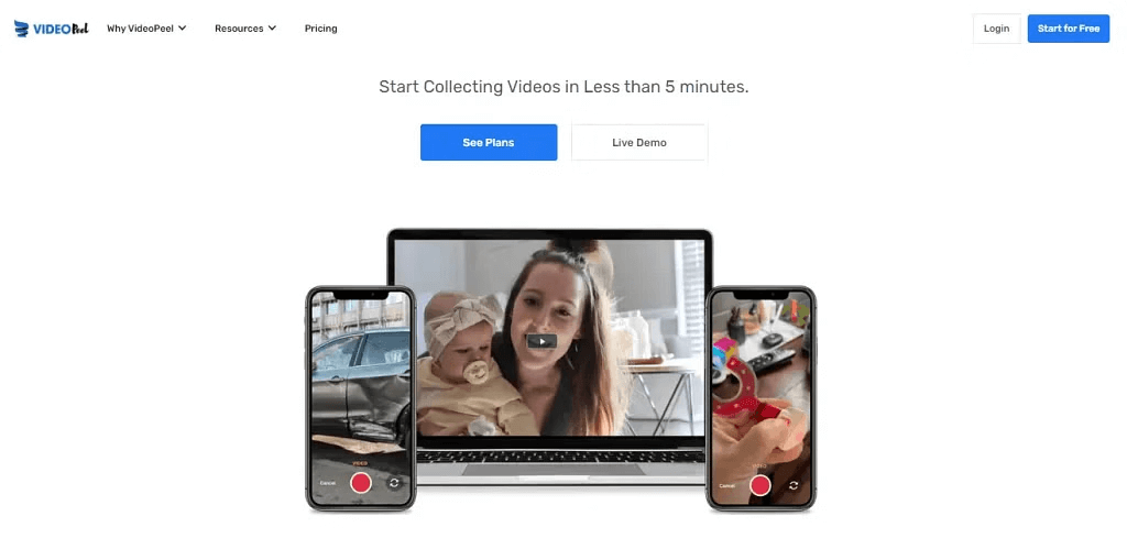 VideoPeel - Video Testimonial Production Tool