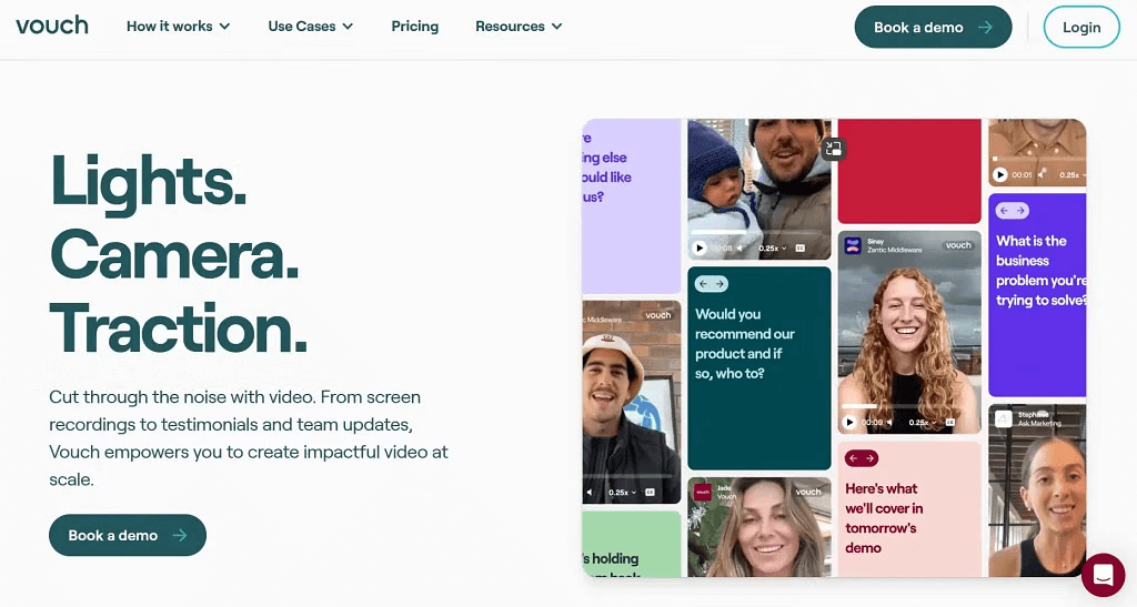 Vouch - Testimonials Video Production Tools
