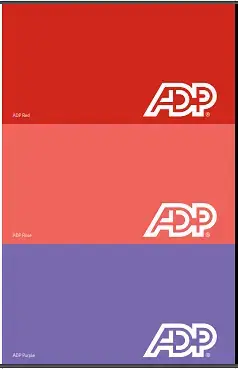 ADP Logo color palette example 2
