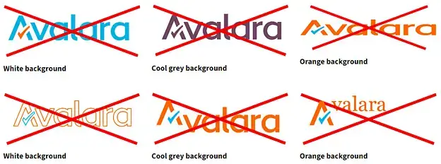 Avalara - Logo misuse example