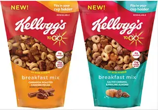 Kelloggs packet design
