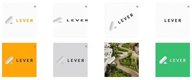 Lever - Logo misuse example