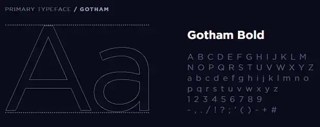 Primary Typeface example 1