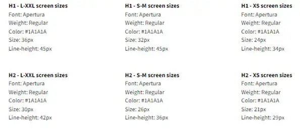 Responsive Typography example