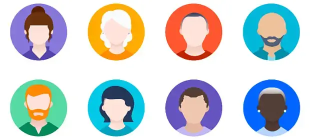 Simplified Meeples - headshot of a character example