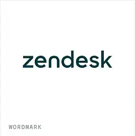 Zendesk logo Wordmark example