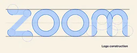 Zoom Logo construction principles example